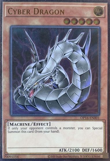 Cyber Dragon [OP16-EN001] Ultimate Rare - Duel Kingdom