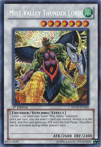 Mist Valley Thunder Lord [HA02-EN060] Secret Rare - Duel Kingdom