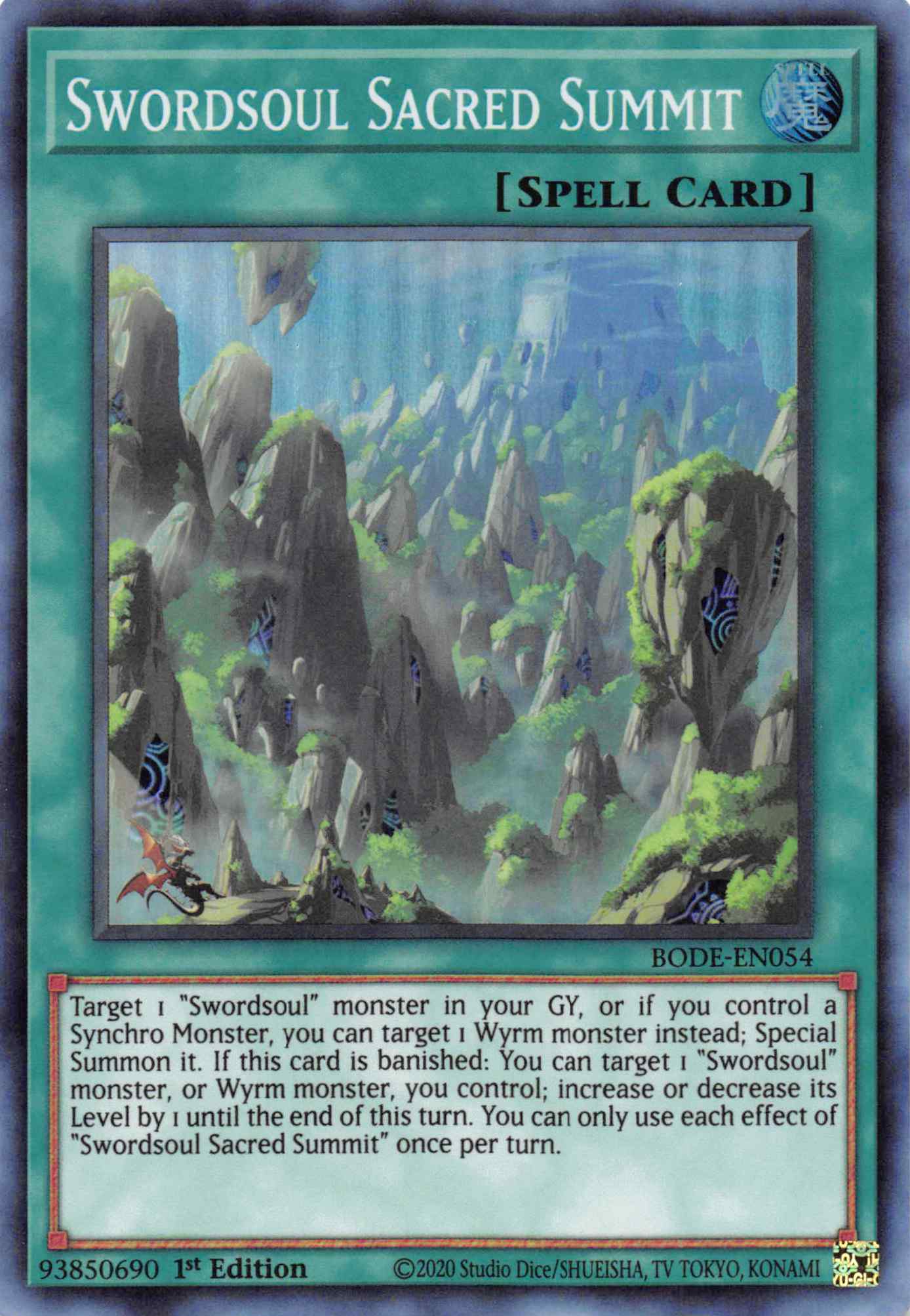 Swordsoul Sacred Summit [BODE-EN054] Super Rare - Duel Kingdom