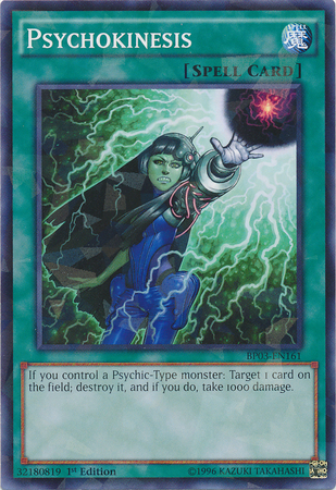 Psychokinesis [BP03-EN161] Shatterfoil Rare - Duel Kingdom