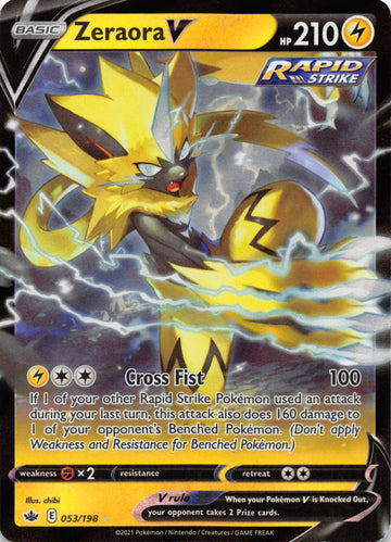Zeraora V (053/198) [Sword & Shield: Chilling Reign]