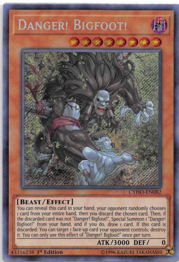 Danger! Bigfoot! [CYHO-EN082] Secret Rare