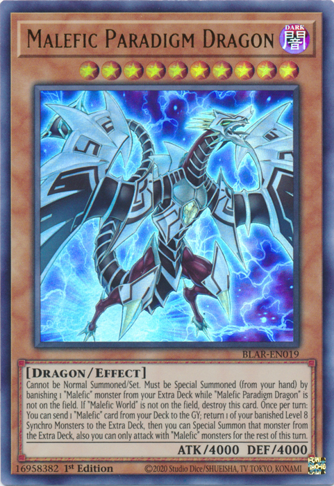 Malefic Paradigm Dragon [BLAR-EN019] Ultra Rare - Duel Kingdom