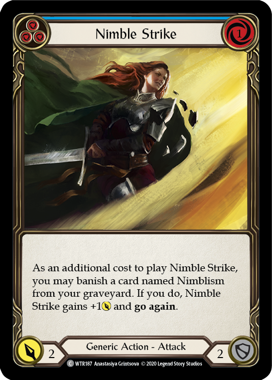Nimble Strike (Blue) [WTR187] Unlimited Normal - Duel Kingdom