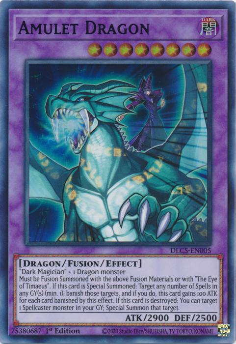 Amulet Dragon (Purple) [DLCS-EN005] Ultra Rare - Duel Kingdom