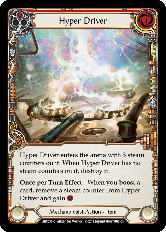 Hyper Driver [ARC036-C] 1st Edition Rainbow Foil - Duel Kingdom