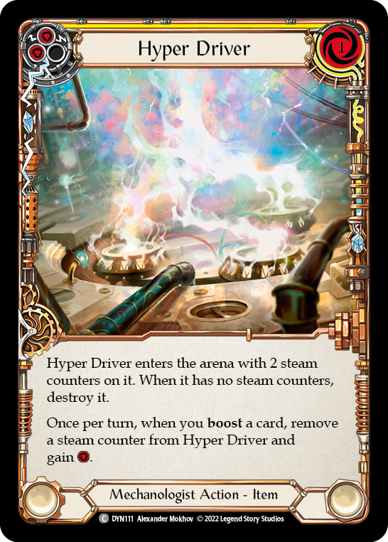 Hyper Driver [DYN111] (Dynasty)  Rainbow Foil