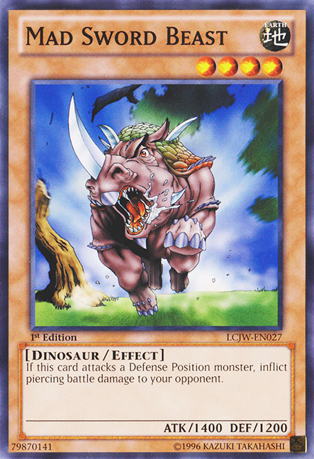 Mad Sword Beast [LCJW-EN027] Common - Duel Kingdom