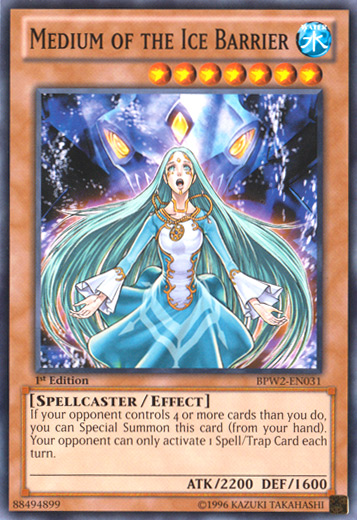 Medium of the Ice Barrier [BPW2-EN031] Common - Duel Kingdom