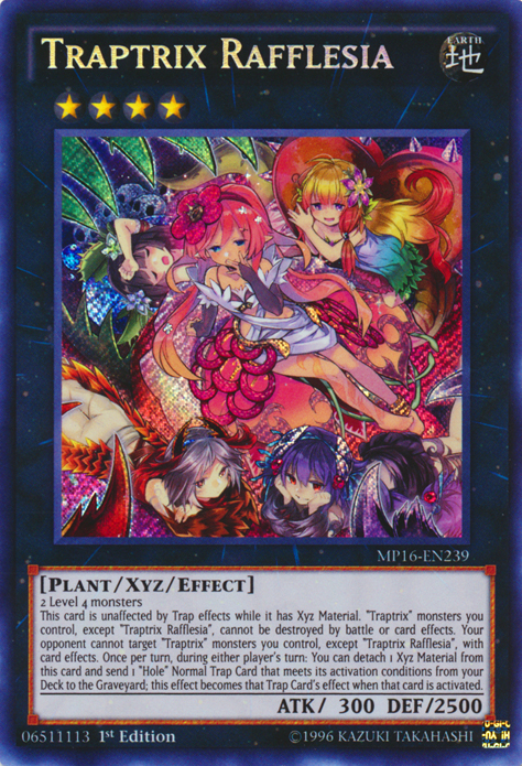 Traptrix Rafflesia [MP16-EN239] Secret Rare - Duel Kingdom