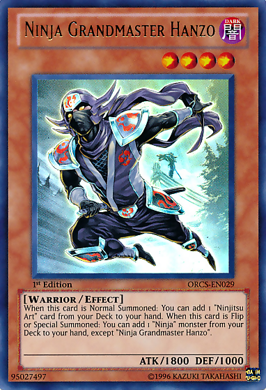 Ninja Grandmaster Hanzo [ORCS-EN029] Ultra Rare - Duel Kingdom