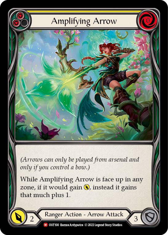 Amplifying Arrow [OUT100] (Outsiders)  Rainbow Foil