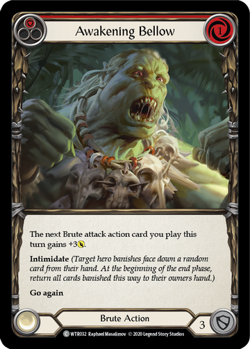 Awakening Bellow (Red) [WTR032] Unlimited Normal - Duel Kingdom