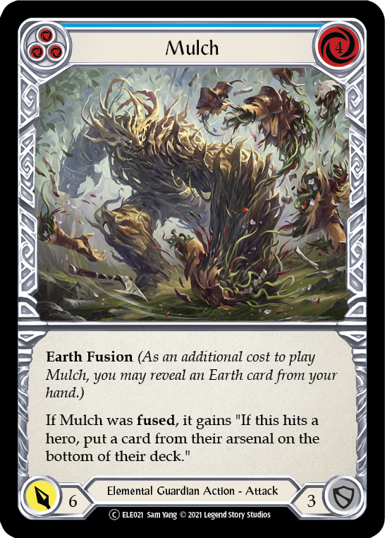 Mulch (Blue) [U-ELE021] Unlimited Rainbow Foil - Duel Kingdom