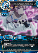 Swim Swim, White School Swimsuit Caster (Japanese) - MI-039JP-2