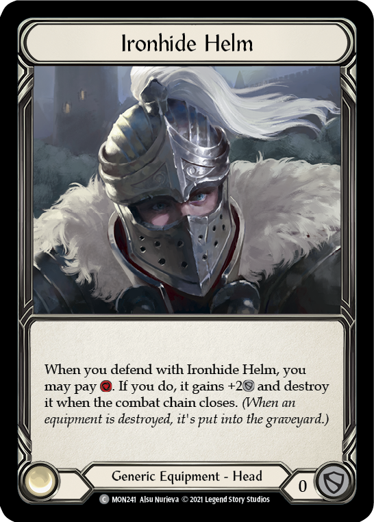 Ironhide Helm [MON241] 1st Edition Normal - Duel Kingdom