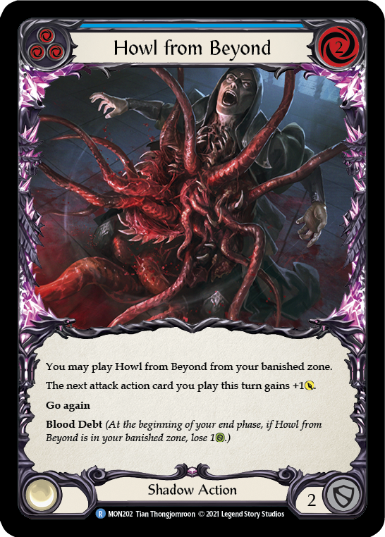 Howl from Beyond (Blue) [MON202] 1st Edition Normal - Duel Kingdom