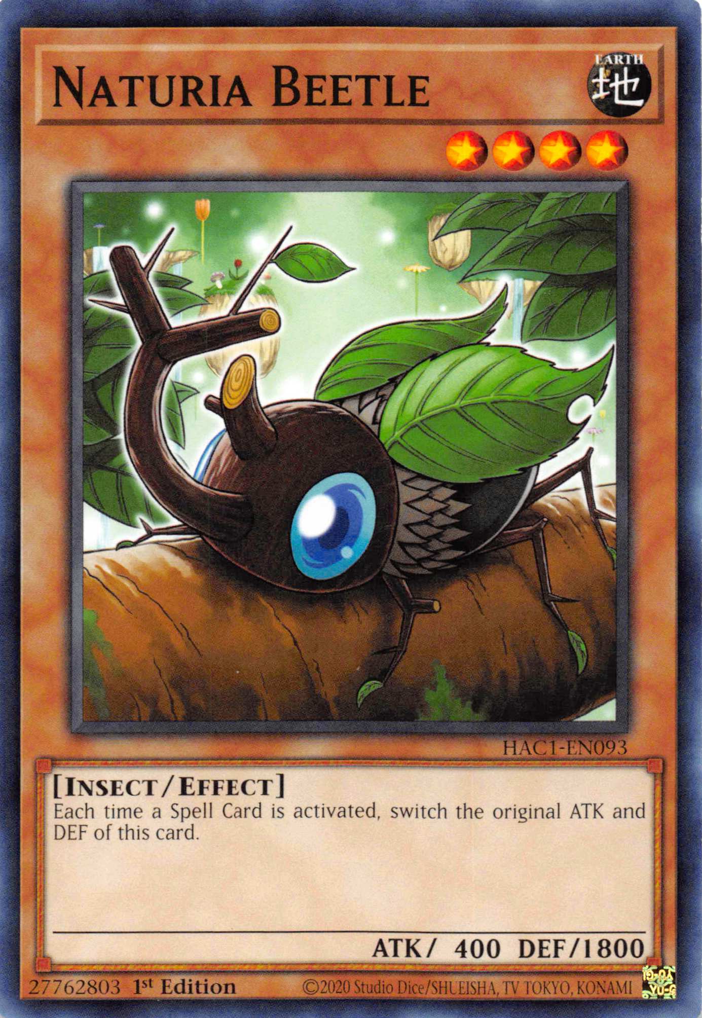 Naturia Beetle [HAC1-EN093] Common - Duel Kingdom