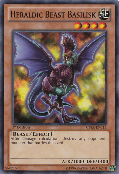 Heraldic Beast Basilisk [CBLZ-EN013] Common - Duel Kingdom