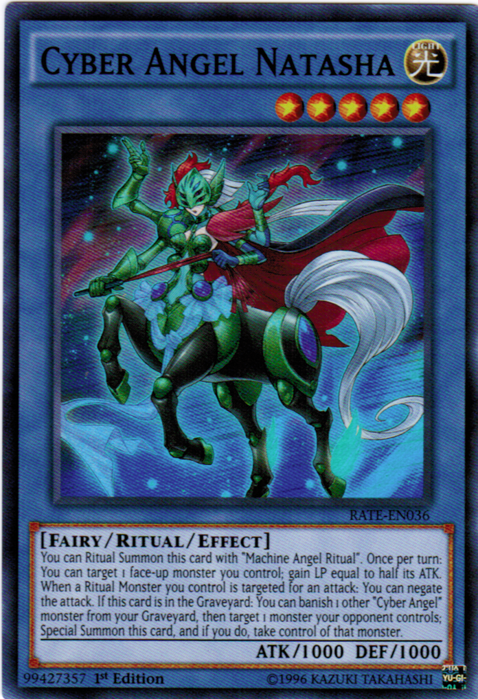 Cyber Angel Natasha [RATE-EN036] Super Rare - Duel Kingdom