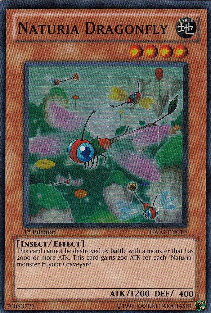 Naturia Dragonfly [HA03-EN010] Super Rare - Duel Kingdom