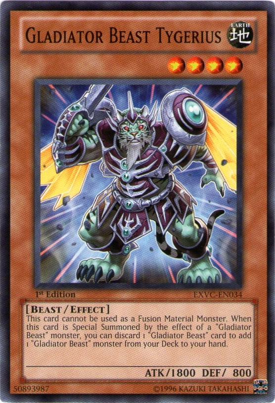 Gladiator Beast Tygerius [EXVC-EN034] Common - Duel Kingdom
