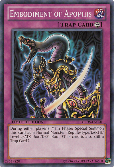 Embodiment of Apophis [GLD5-EN050] Common - Duel Kingdom