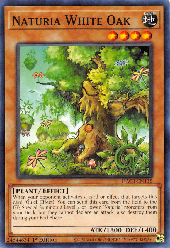 Naturia White Oak [HAC1-EN115] Common - Duel Kingdom
