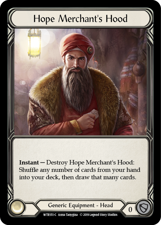 Hope Merchant's Hood [WTR151-C] Alpha Print Normal - Duel Kingdom