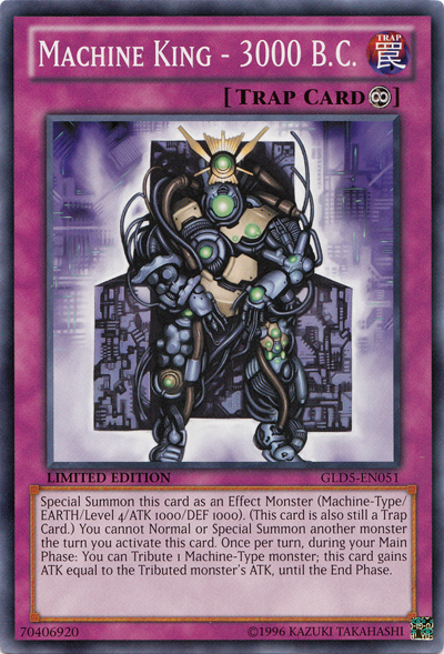 Machine King - 3000 B.C. [GLD5-EN051] Common - Duel Kingdom