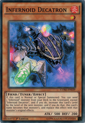 Infernoid Decatron [CORE-EN039] Super Rare - Duel Kingdom