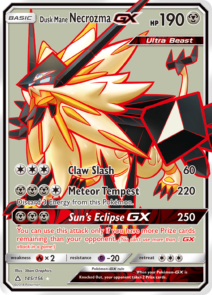 Dusk Mane Necrozma GX (145/156) [Sun & Moon: Ultra Prism] - Duel Kingdom