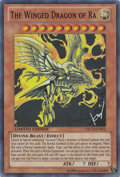 The Winged Dragon of Ra [ORCS-ENSE2] Super Rare - Duel Kingdom