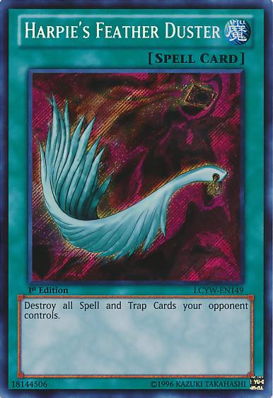 Harpie's Feather Duster [LCYW-EN149] Secret Rare - Duel Kingdom