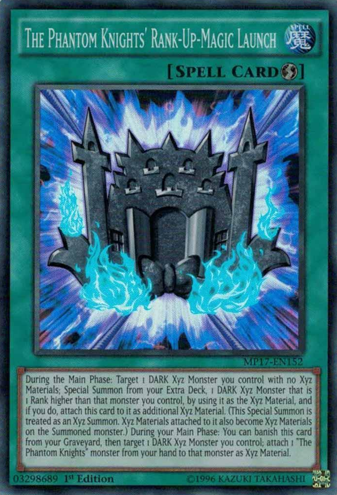 The Phantom Knights' Rank-Up-Magic Launch [MP17-EN152] Super Rare - Duel Kingdom