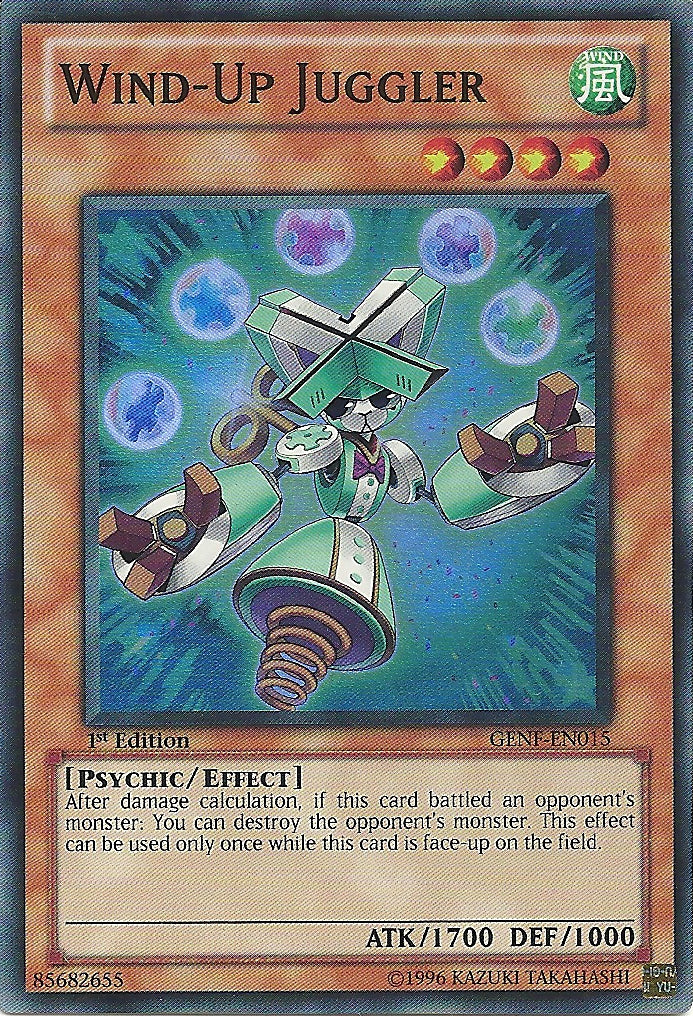 Wind-Up Juggler [GENF-EN015] Super Rare - Duel Kingdom