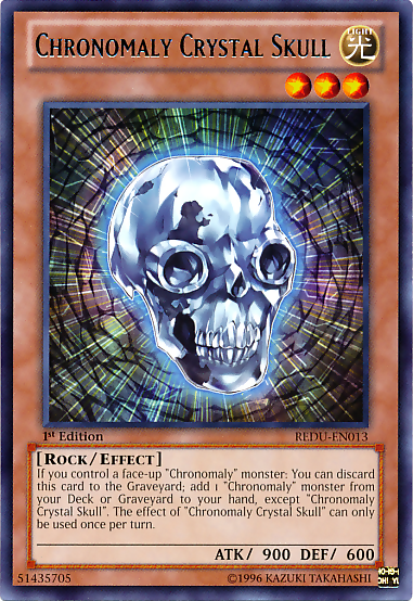 Chronomaly Crystal Skull [REDU-EN013] Rare - Duel Kingdom