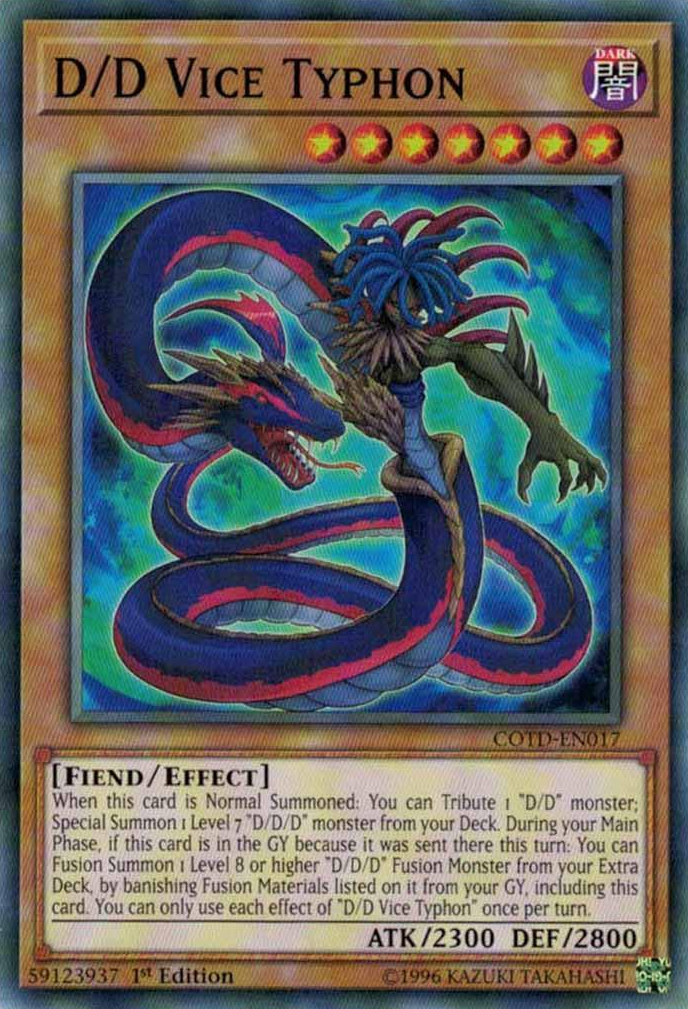 D/D Vice Typhon [COTD-EN017] Common - Duel Kingdom