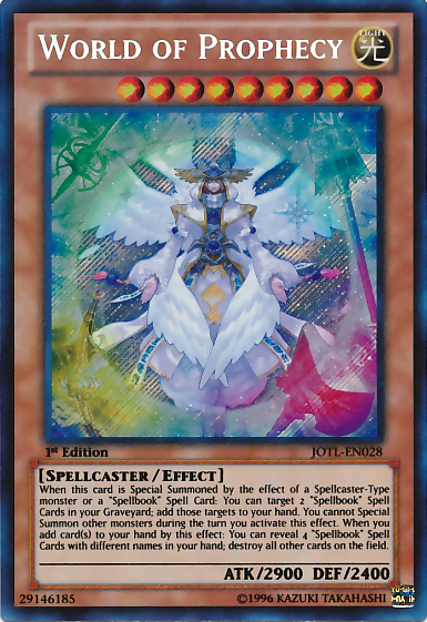 World of Prophecy [JOTL-EN028] Secret Rare - Duel Kingdom