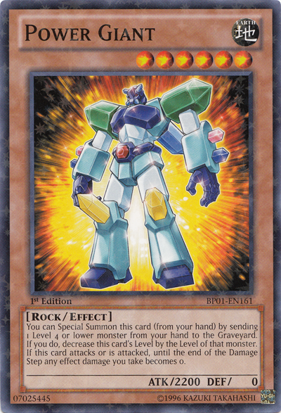 Power Giant [BP01-EN161] Starfoil Rare - Duel Kingdom