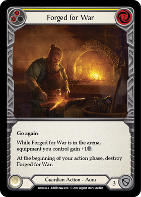 Forged for War [WTR046-S] Alpha Print Normal - Duel Kingdom