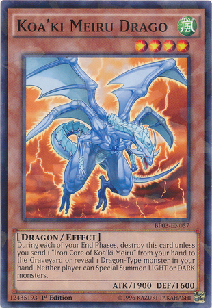 Koa'ki Meiru Drago [BP03-EN057] Shatterfoil Rare - Duel Kingdom