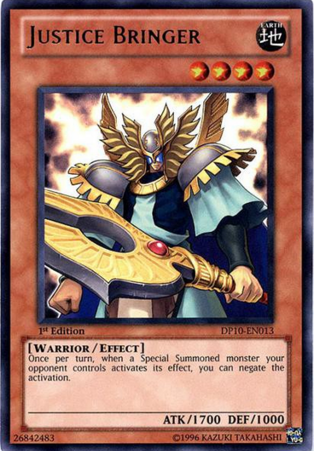 Justice Bringer [DP10-EN013] Ultra Rare - Duel Kingdom