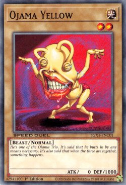 Ojama Yellow [SGX1-ENC01] Common - Duel Kingdom