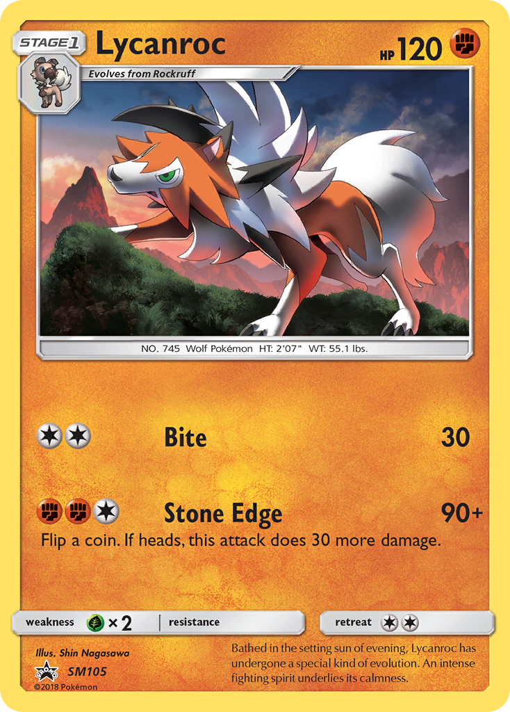 Lycanroc (SM105) [Sun & Moon: Black Star Promos] - Duel Kingdom