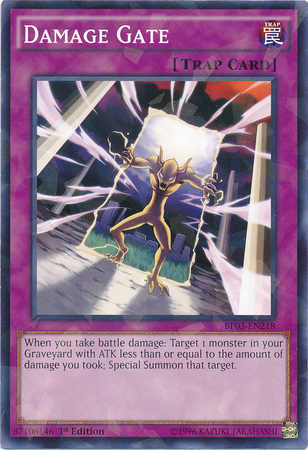 Damage Gate [BP03-EN218] Shatterfoil Rare - Duel Kingdom