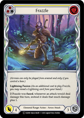 Frazzle (Yellow) [U-ELE060] Unlimited Normal - Duel Kingdom