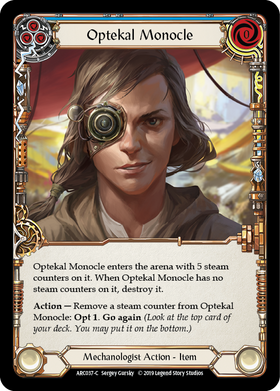 Optekal Monocle [ARC037-C] 1st Edition Normal - Duel Kingdom