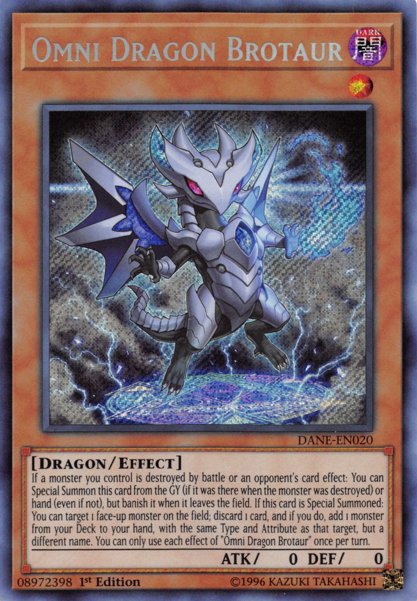 Omni Dragon Brotaur [DANE-EN020] Secret Rare
