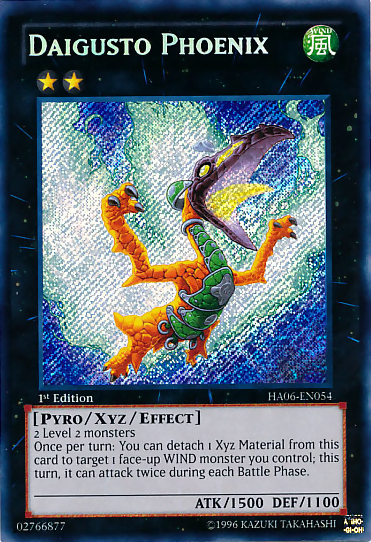 Daigusto Phoenix [HA06-EN054] Secret Rare - Duel Kingdom